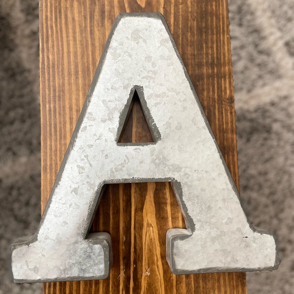 Metal “A” Sign - Picture 2 of 2